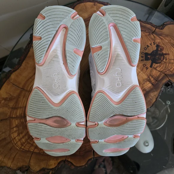 Ryka White and Pink Athletic Sneakers - Picture 8 of 10